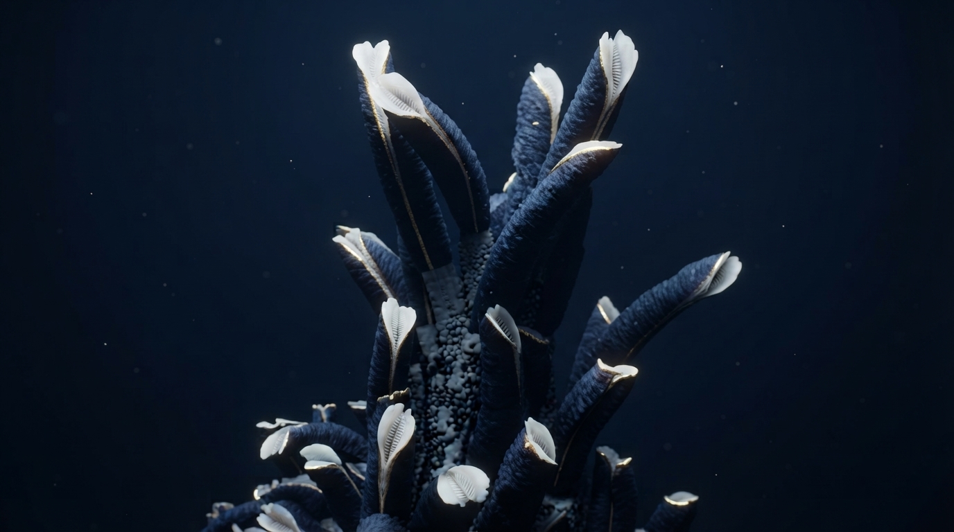 Editorial illustration for Deep-Sea Vent Extremophiles as Analogs for Life on Ocean Worlds