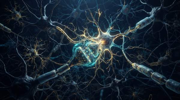Editorial illustration for More Than Glue: How Glial Cells Drive Brain Health and Disease