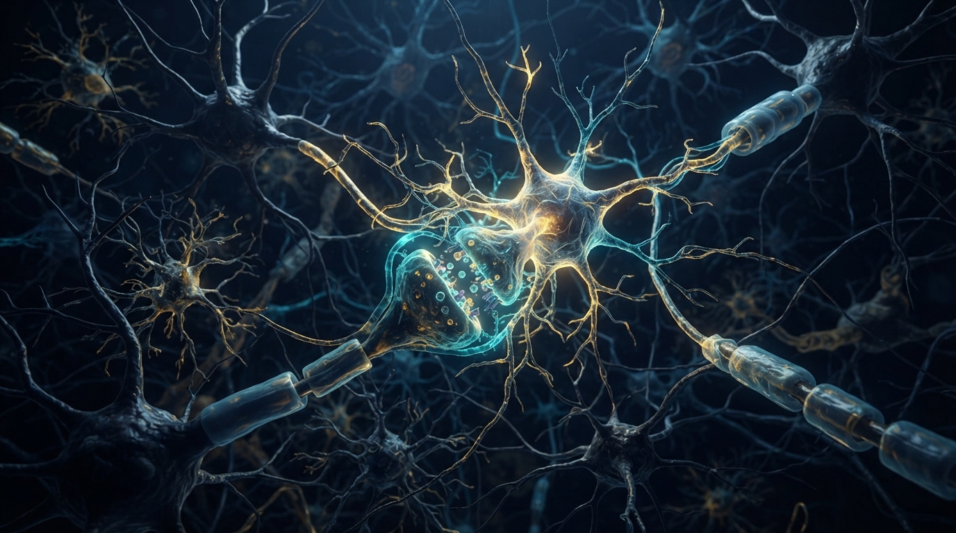 Editorial illustration for More Than Glue: How Glial Cells Drive Brain Health and Disease
